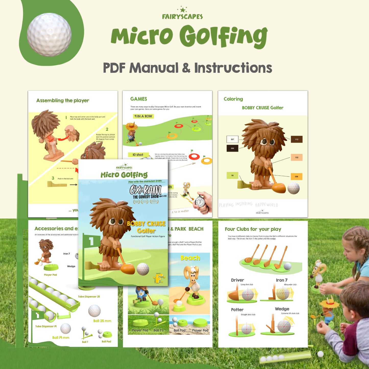 BOBBY CRUISE Golfer Figure