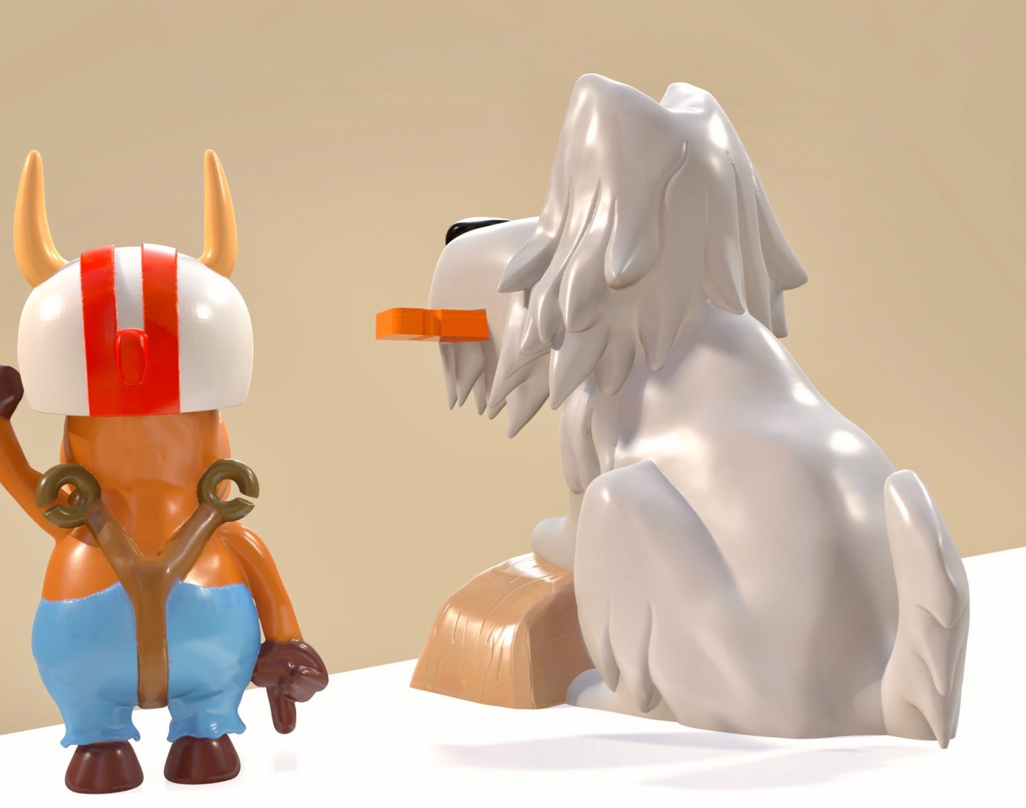 MOVIE FIGURE DOUGH’S DOG with OX & RAM Season 1 - 12 Movies