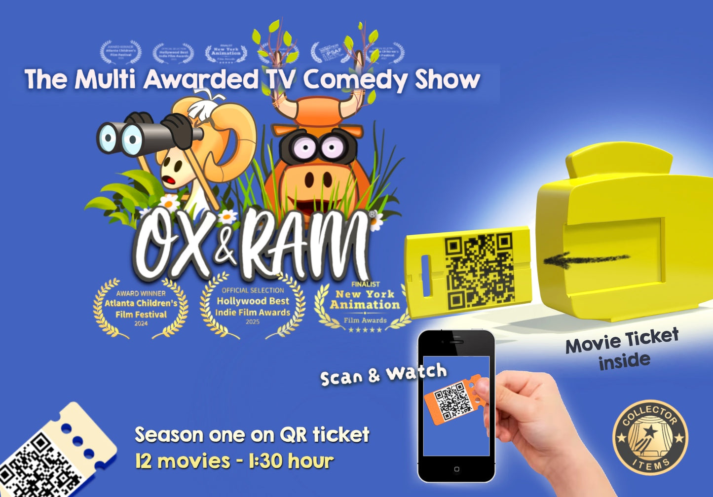 BIG TV - Happy Movie Figure with OX & RAM Season 1 - 12 Movies