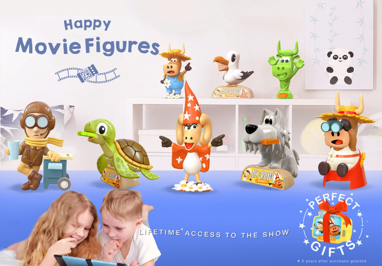 Dough Douglas "Pilot" - Happy Movie Figure with OX & RAM Season 1 - 12 Movies