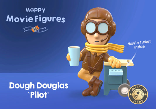 Dough Douglas "Pilot" - Happy Movie Figure with OX & RAM Season 1 - 12 Movies