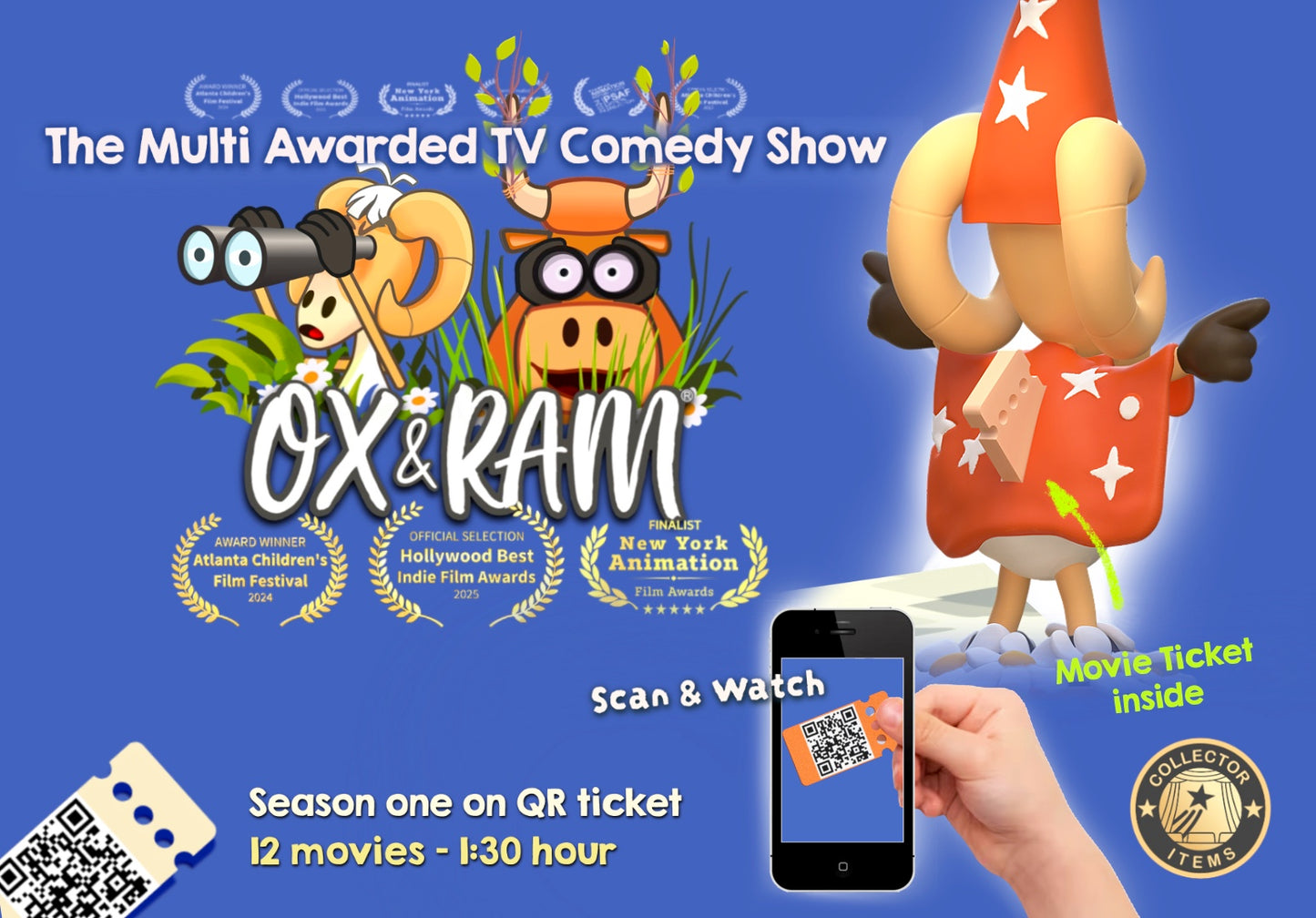 RAM Magician - Happy Movie Figure with OX & RAM Season 1 - 12 Movies