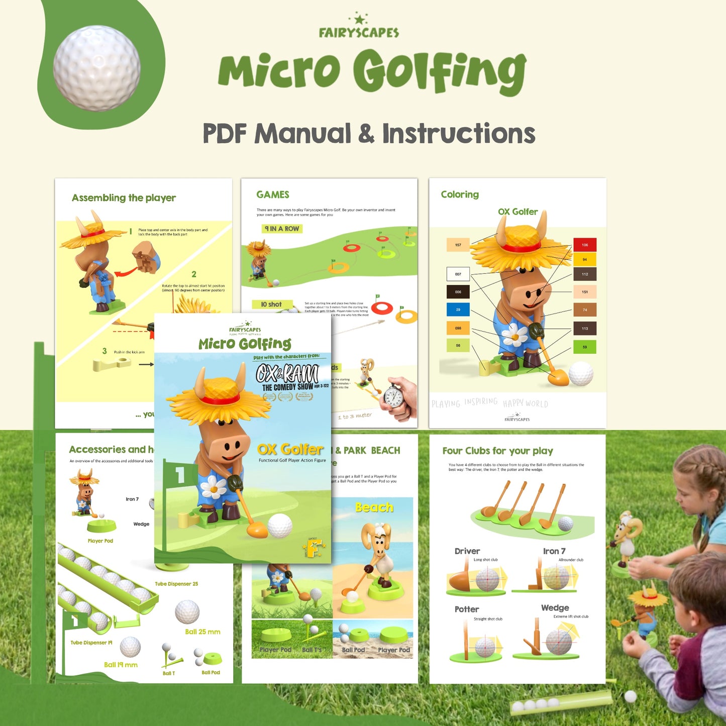 OX Golfer Figure
