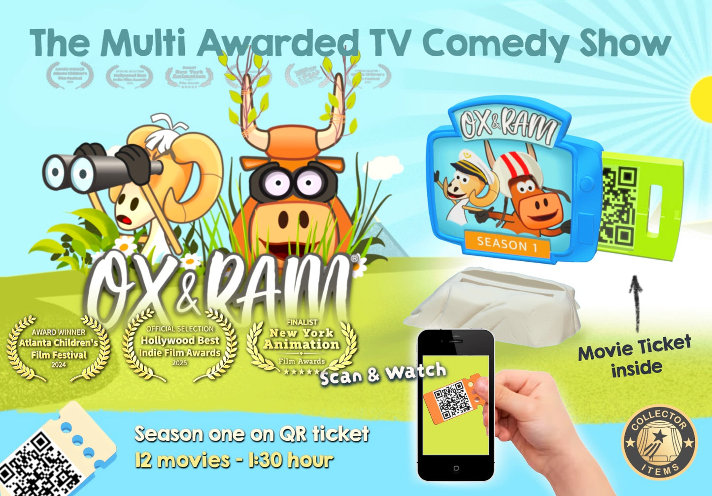 MICRO TV'S … with OX & RAM Season 1 - 12 Movies