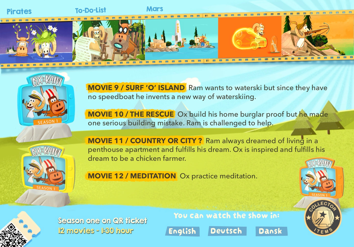 MICRO TV'S … with OX & RAM Season 1 - 12 Movies