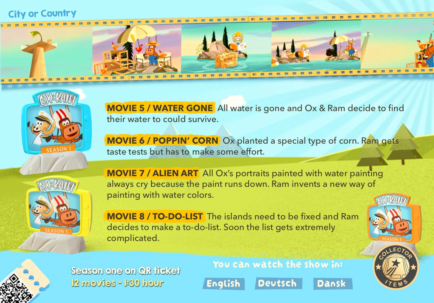 MICRO TV'S … with OX & RAM Season 1 - 12 Movies