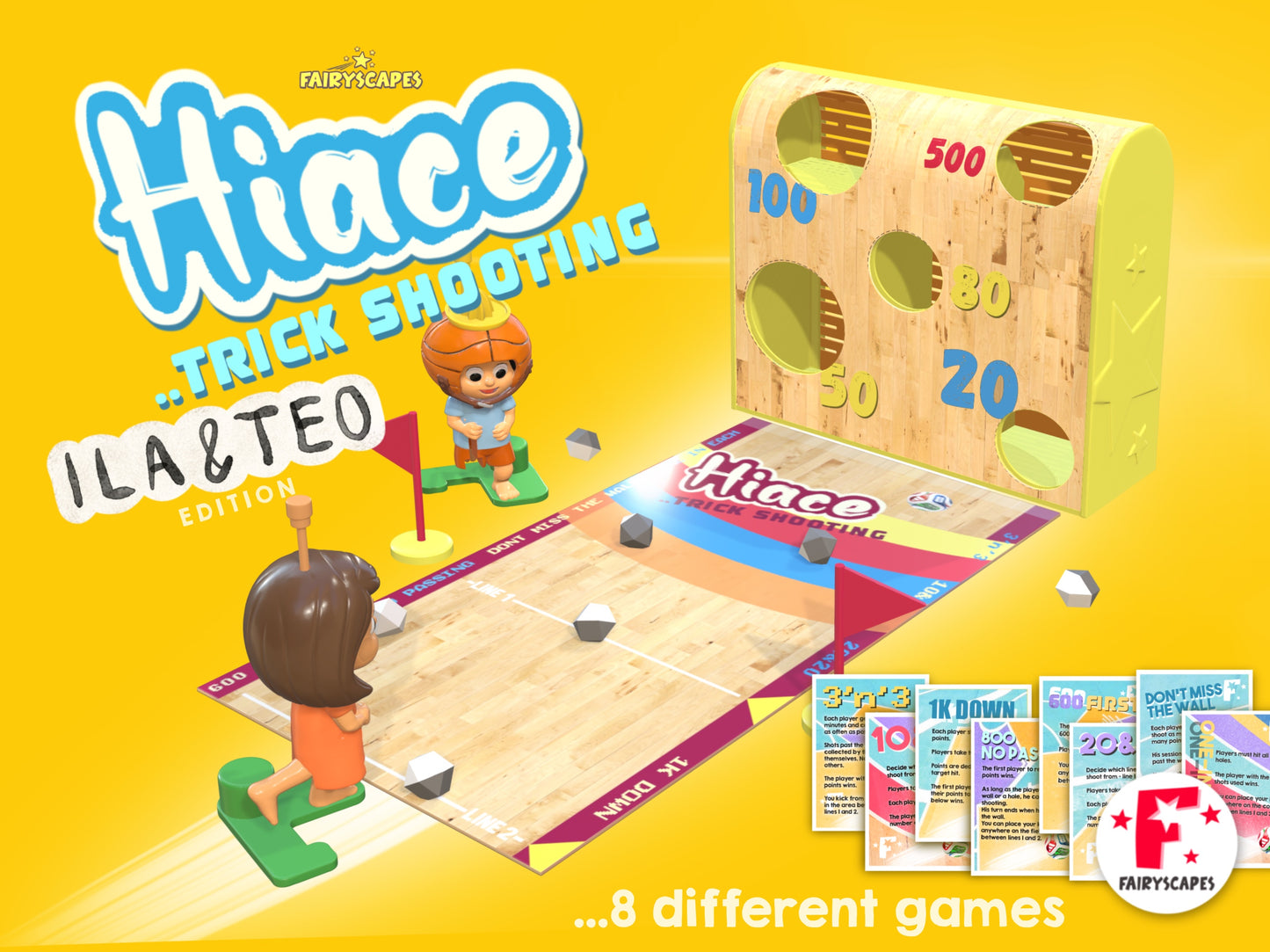 HIACE TRICKSHOOTING - ILA & TEO Football Game