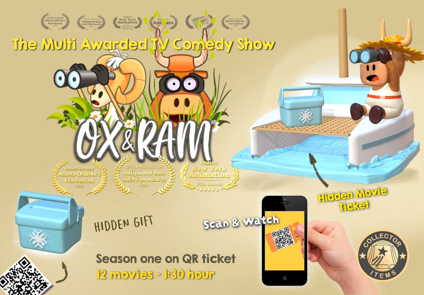 "Catamaran Ox" Movie Diorama Set