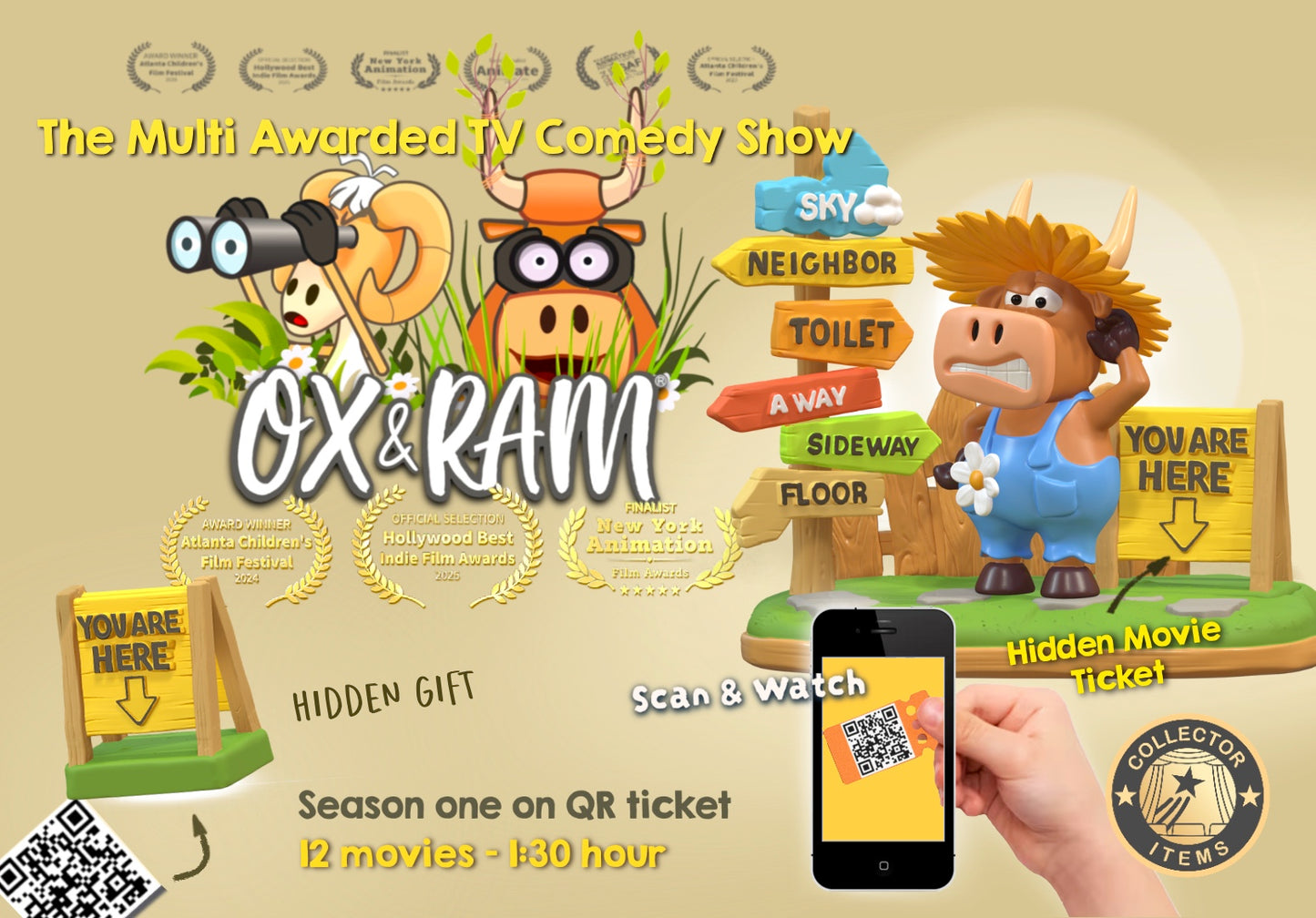 "Crossroad Ox" Movie Diorama Set