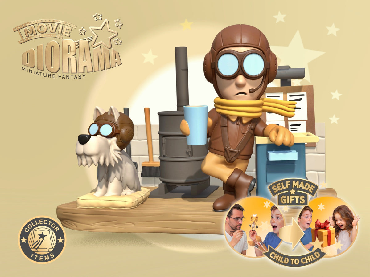 "Dough Douglas - The Pilot" Movie Diorama Set