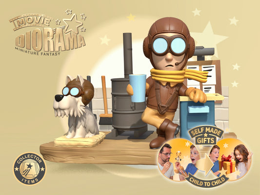 "Dough Douglas - The Pilot" Movie Diorama Set