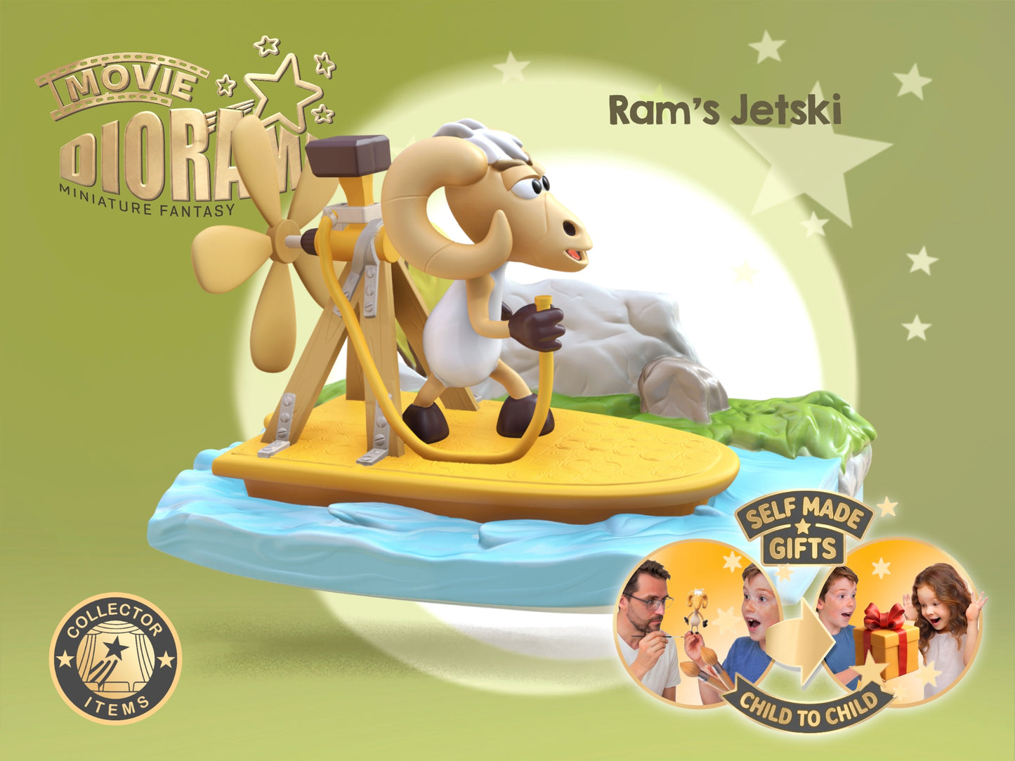 Ram's Jetski Movie Diorama