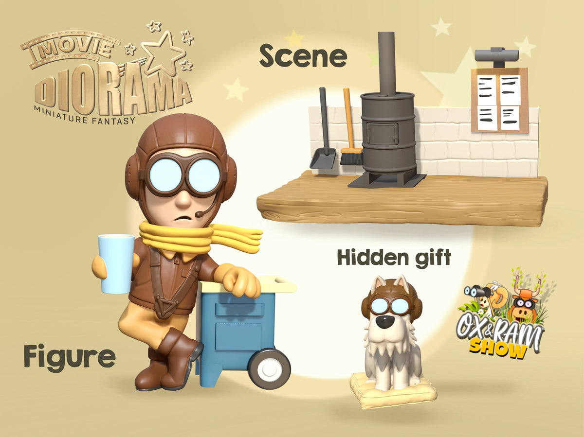 "Dough Douglas - The Pilot" Movie Diorama Set
