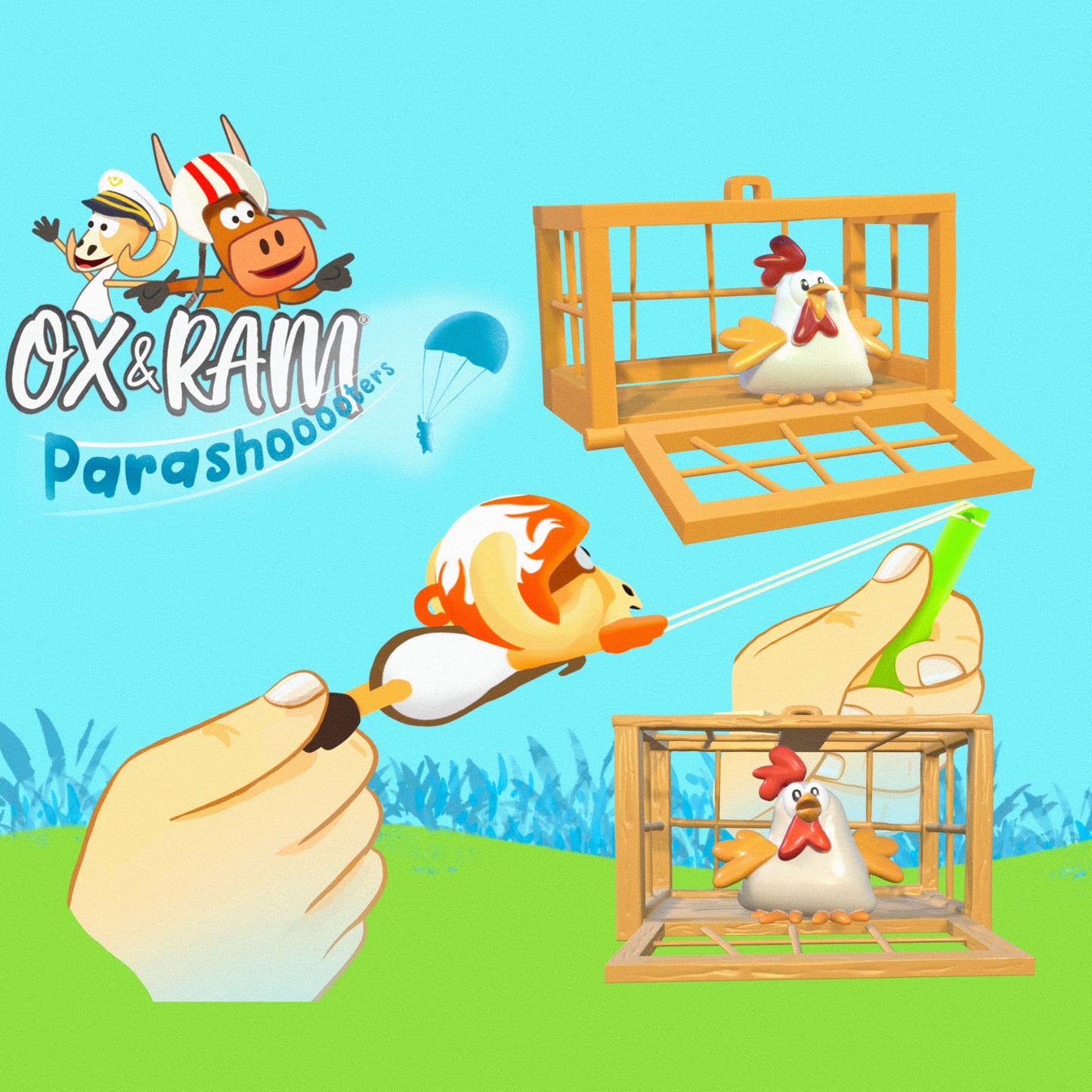 OX & RAM Parashooter Set