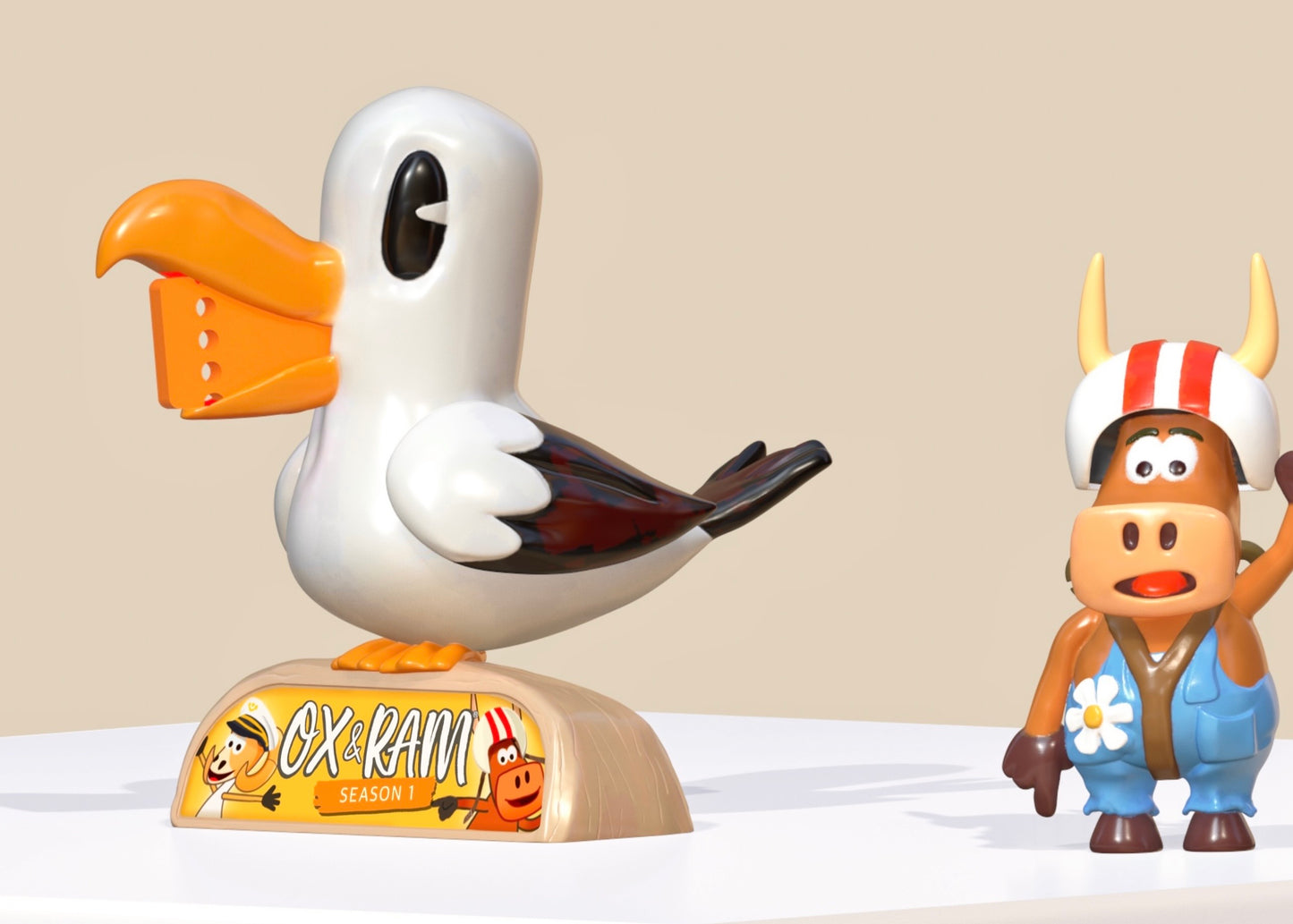 MOVIE FIGURE SEAGUL with OX & RAM Season 1 - 12 Movies
