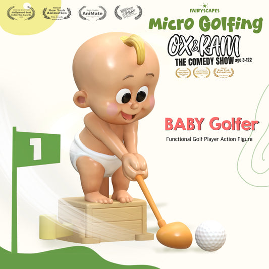 BABY Golfer Figure
