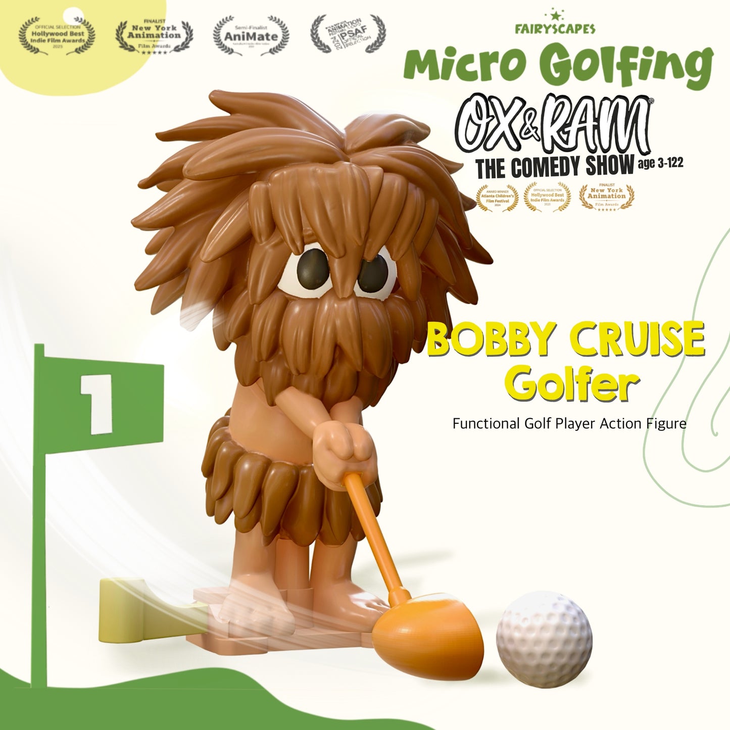 BOBBY CRUISE Golfer Figure