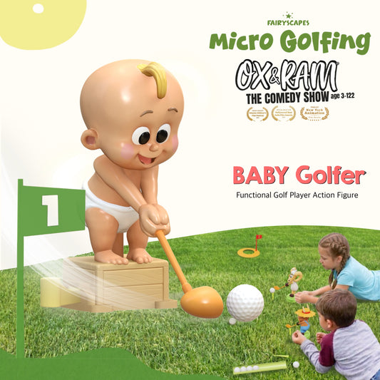 BABY Golfer Figure